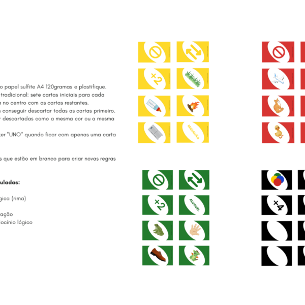 Jogo: Uno de Rimas