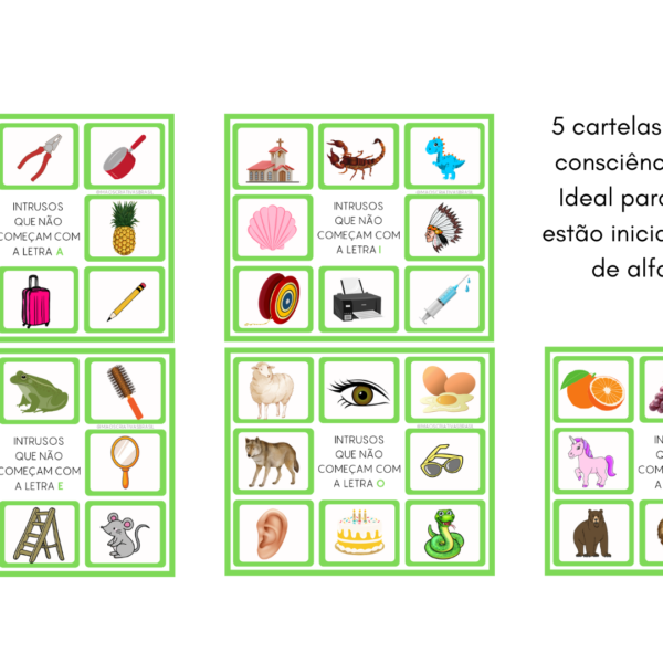 Jogo: Descubra os intrusos