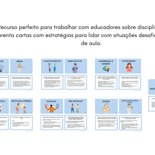 Cartas Disciplina Positiva