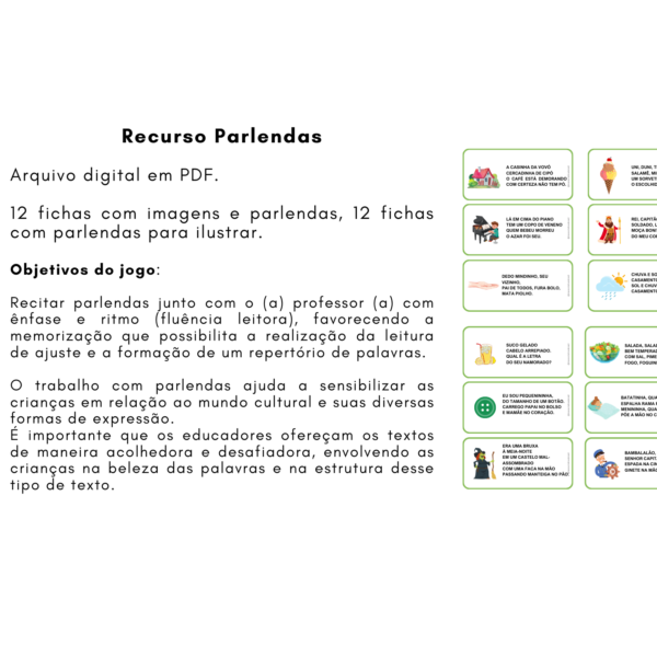 Recurso: PARLENDAS