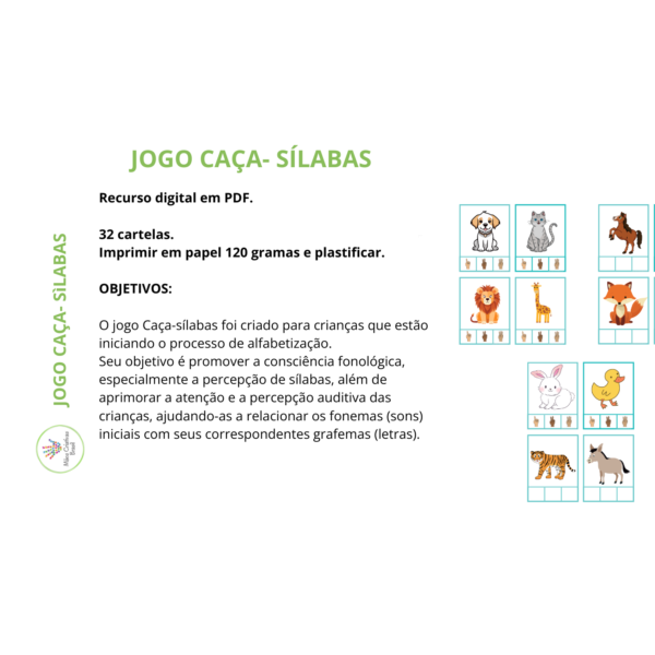 Jogo: Caça- sílabas