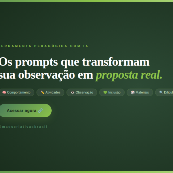 Planejamento sem Sofrimento  Transforme sua observação em proposta real