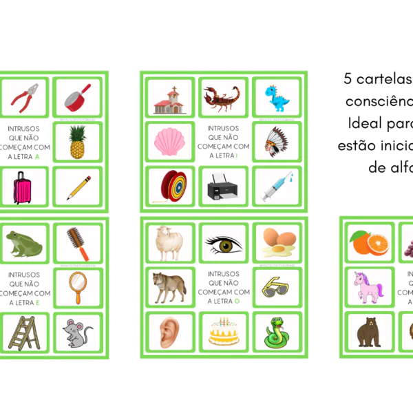 Jogo: Descubra os intrusos