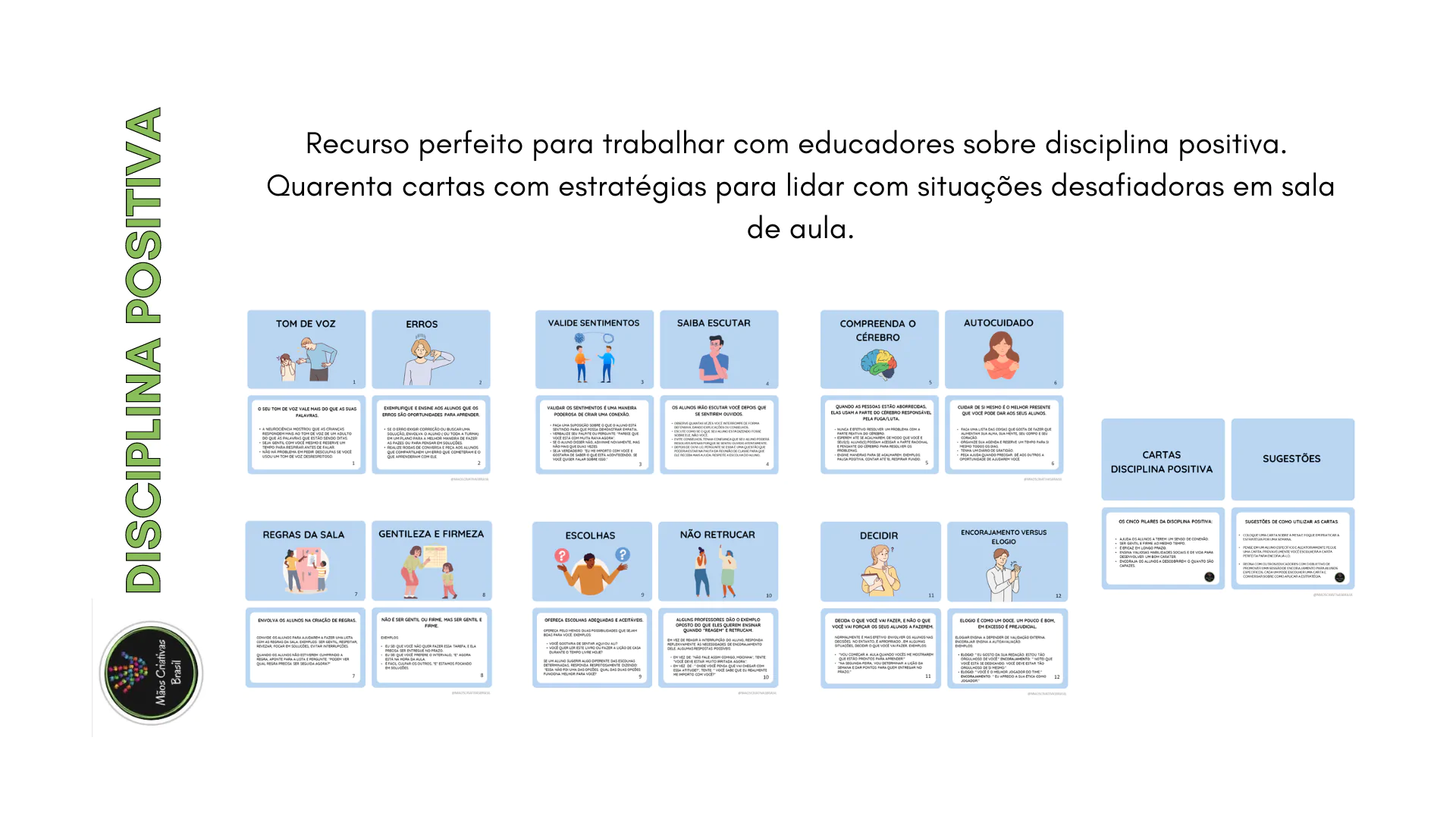 Cartas Disciplina Positiva