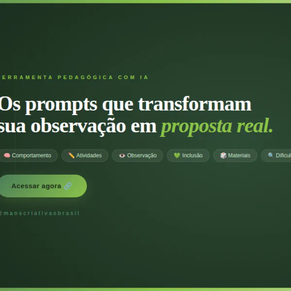 Planejamento sem Sofrimento  Transforme sua observação em proposta real